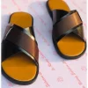 Men’s Cross Slippers - Chocolate Brown - Image 2